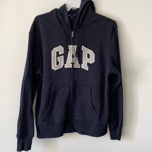 Navy Gap zip up hoodie